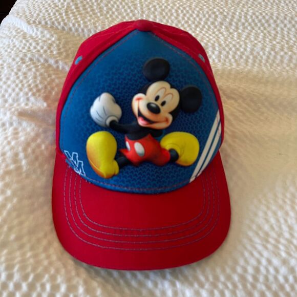 Disnep Boys Kids Mickey Mouse 3D Pop Hat Red Blue Baseball Cap - Picture 7 of 8